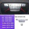 For Mercedes-Benz W205 C-Class W213 E-Class W222 S-Class X253 GLC interior modification roof reading light button patch trim str