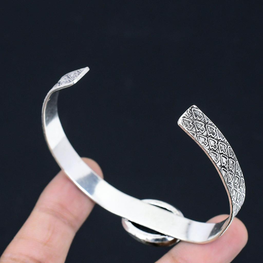 Хэллоуинская распродажа Стерлинговое серебро Натуральный скат Коралл Жена Помолвка Новый браслет