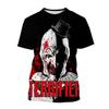 Летний хит продаж модная ужасы 3D печать клоун-убийца креативная личность повседневная футболка