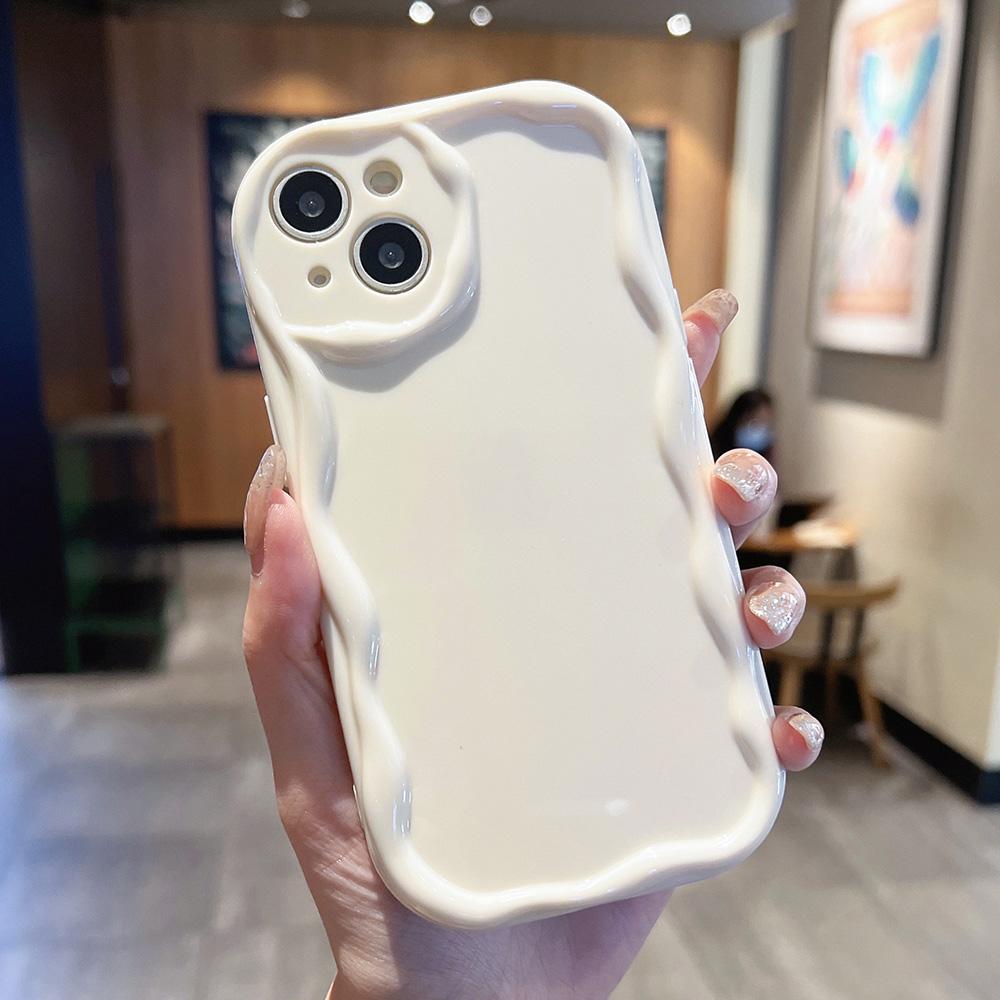 Мягкий волнистый чехол для телефона Xiaomi Redmi Note 12S 13 12 11 8 9 10 Pro 13c 12c чехол Xiaomi 13T Pro Poco X6 X3 Pro однотонный чехол