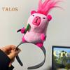 Capybara Decor Headband Funny Animal Decor Elastic Hair Hoop Parties Cosplay Headwear Hair Accessories