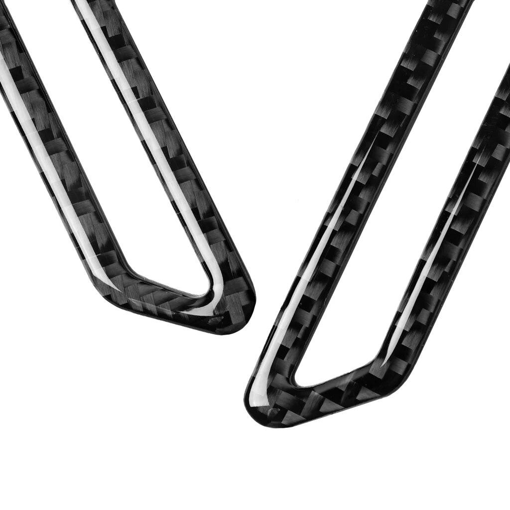 Car A-pillar Air Outlet Decoration Cover Trim Sticker Carbon Fiber for Alfa Romeo Giulia 2017- Auto Interior Accessories