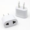 Outlet Conversion Plug C Type 2 Hole Flat Plug Set of 2 European Standard Standard 6A Portable Small Size For Japan Domestic Use Overseas Travel