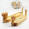 Wooden Dragon Boat Leading Sashimi Boat Dry Ice Boat Buffet Seafood Platter Sushi Shengtai Cuisine Sushi Creative Plate