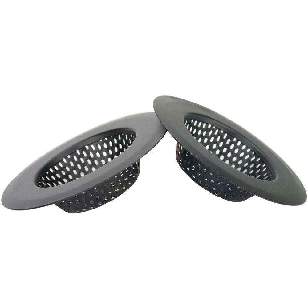 Черный фильтр для кухонной мойки из нержавеющей стали, противозасоряющийся фильтр для сливного отверстия, фильтр для бассейна