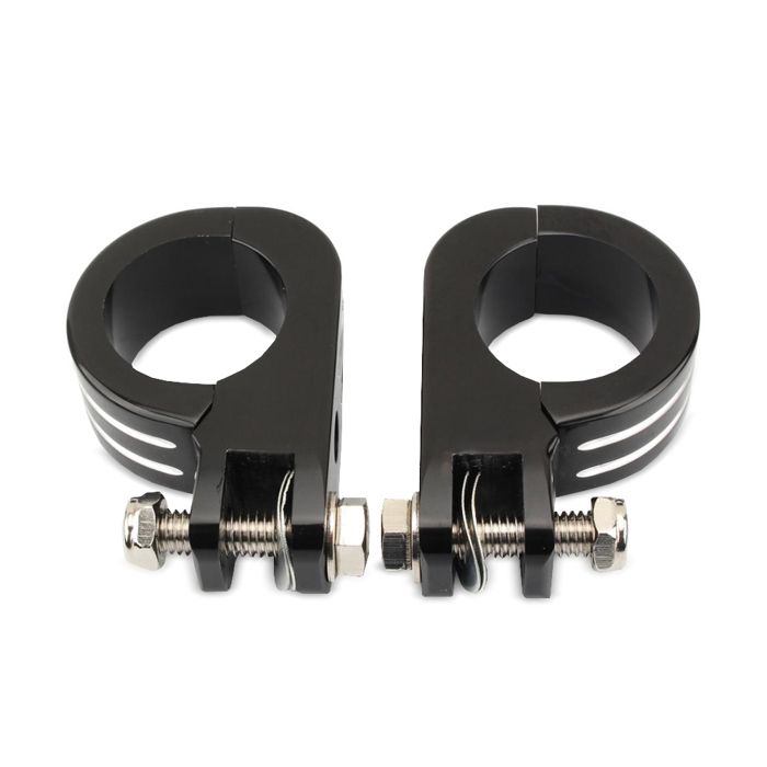Support repose pieds pour pare cylindre 38mm compatible avec Harley Davidson HF5