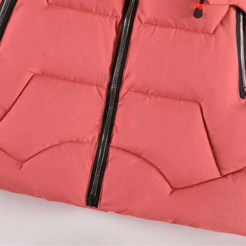 Girls Winter Clothing Children Medium and Long Down Jackets Fashion Hooded Cotton Padding Coats for Girl