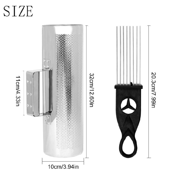 Ударные инструменты Гуиро Музыкальные инструменты Металлический гуиро Шейкер со скребком Сопровождение для группы Инструмент для музыкальных тренировок Гуиро