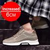 Men's Summer 6cm Height Increase Breathable Soft Mesh Casual Sneakers Lightweight Comfortable Elevator Shoes Outdoor Lift Sports