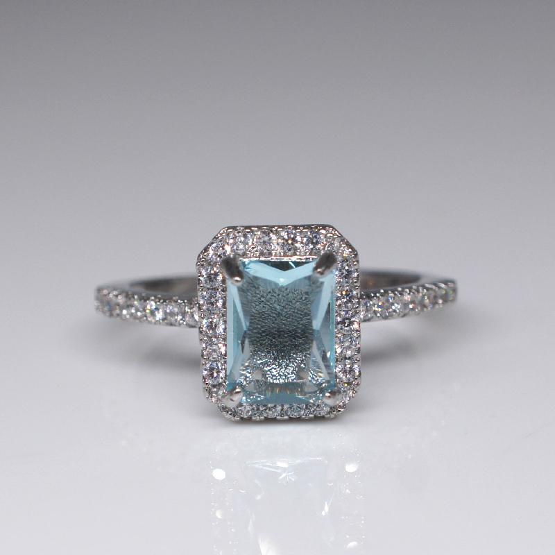 Charm Rings for Women 925 Silver Jewelry with Sapphire Zircon Gemstones Finger Ring Wedding Promise Party Gift Fashion Ornament