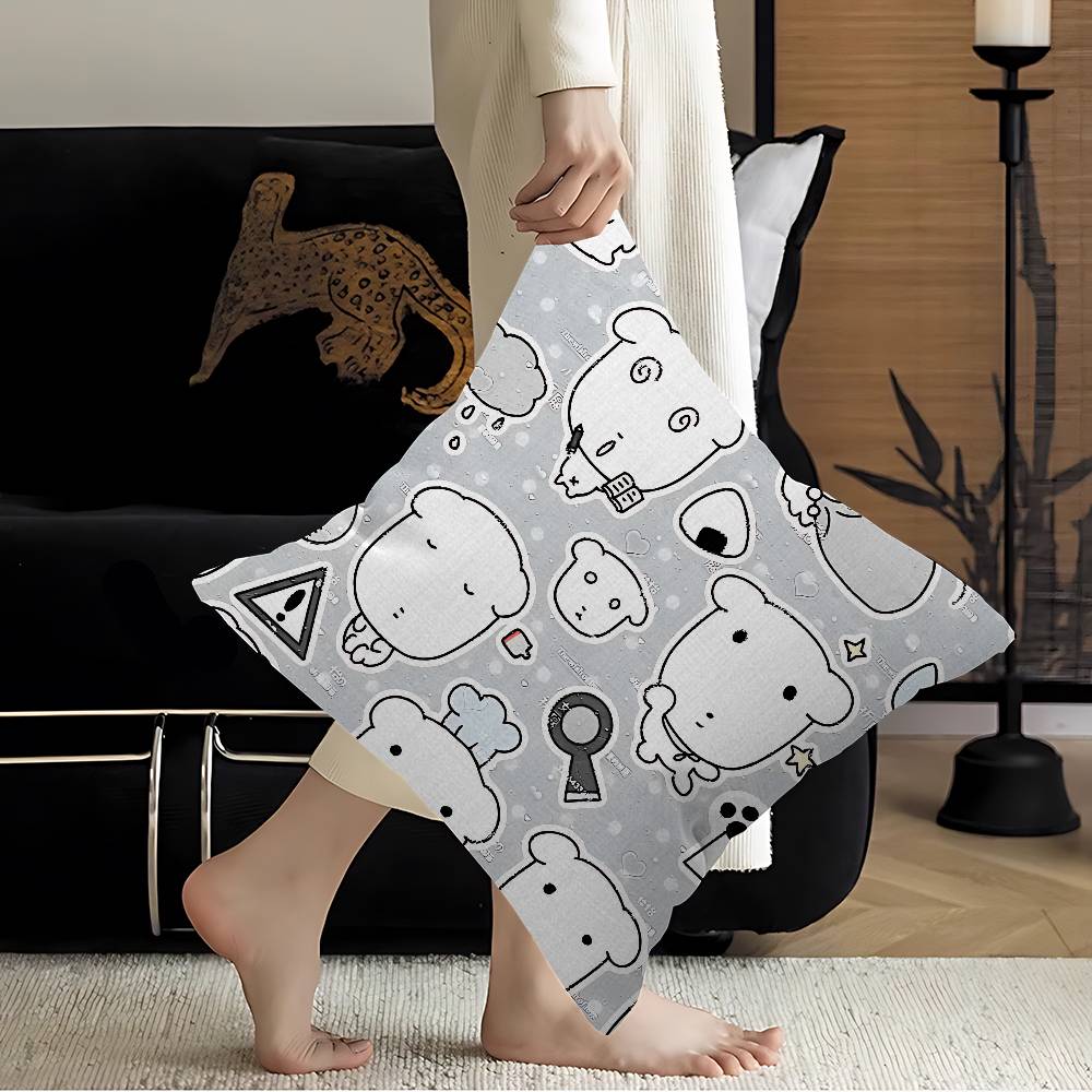 Cute Ganadi Pillow Anime Pillow Sofa Bed Head Pillow Cover Cushion Cover 45X45 Cm Fashion