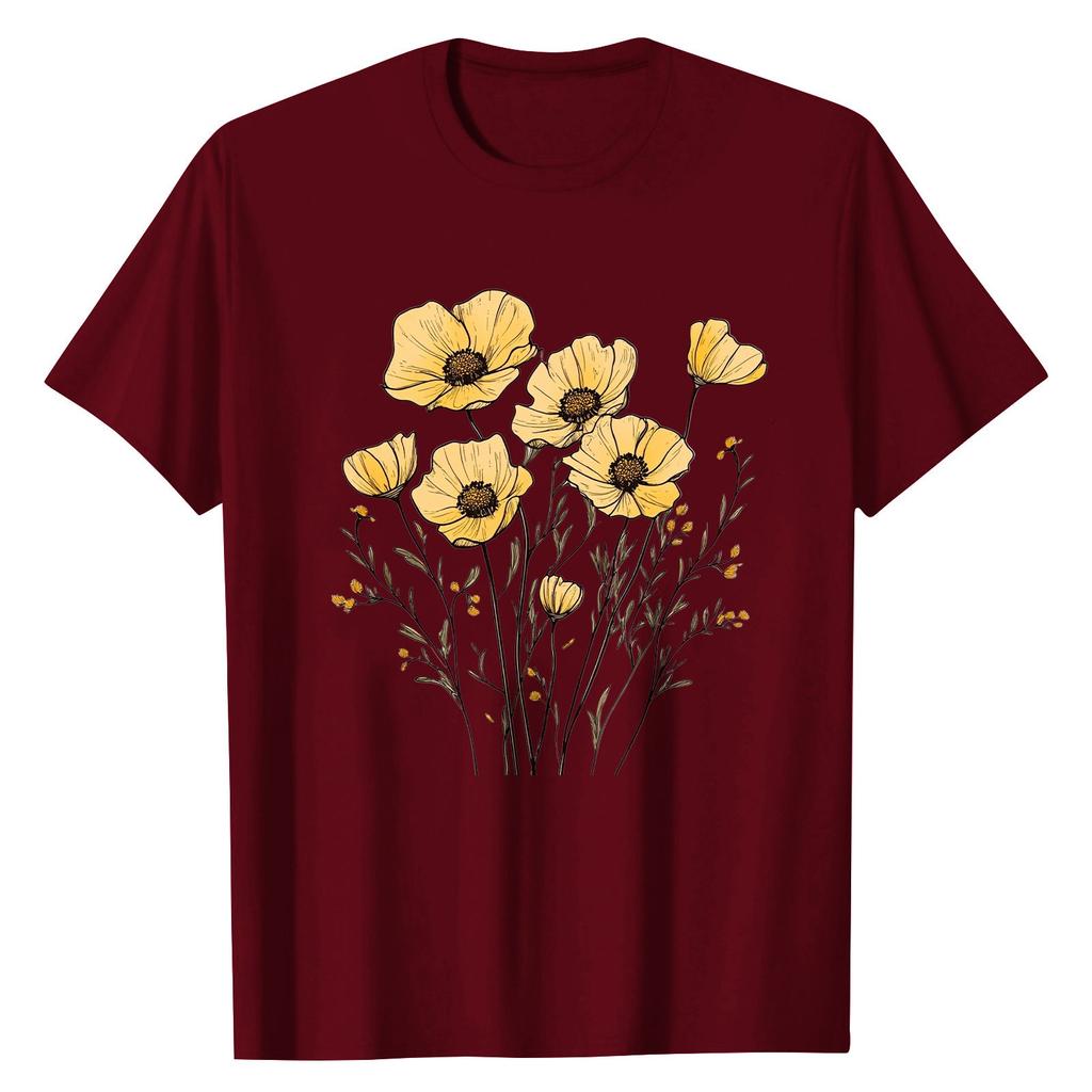 Toddler Girl Boy T-Shirts Kids Top Boys And Girls Printed Short Sleeved T-shirt 1-12Y