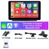 7-дюймовый автомобильный радиоприемник беспроводной CarPlay Android Auto мультимедийный видеоплеер портативный сенсорный экран AUX BT универсальный для Kia Toyota VW