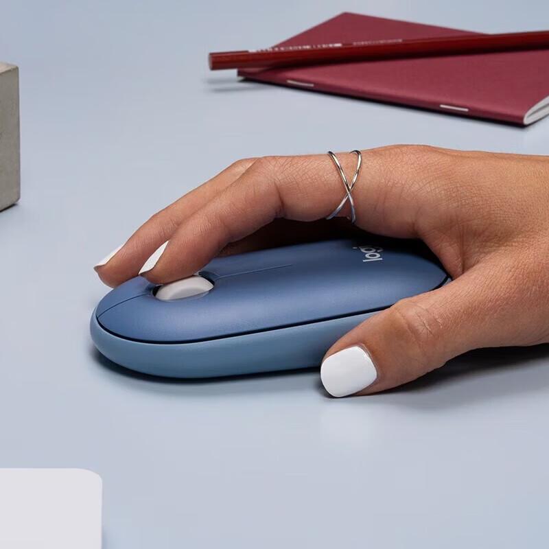 Беспроводная бесшумная мышь Logitech Pebble M350 с Bluetooth