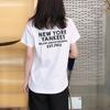 MLB Футболки New York Yankees Унисекс Белые С Круглым Вырезом Умеренный Прямой Крой 31TS04031-50W