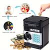 Creative Piggy Bank Automatic Mini Safe Coins Cash Saving Money Box Password Counter Code Key Lock Coin Bank ATM Child Gift
