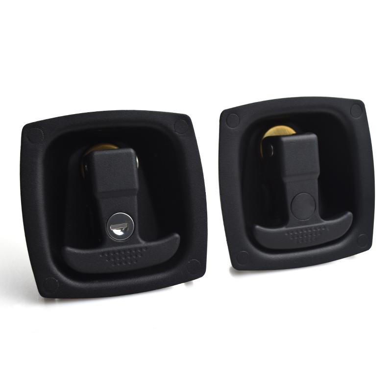Panel Lock Zinc Alloy Heavy Automotive N2-T Type Handle Folding Square Door Lock Industry Embedded Drive Lock