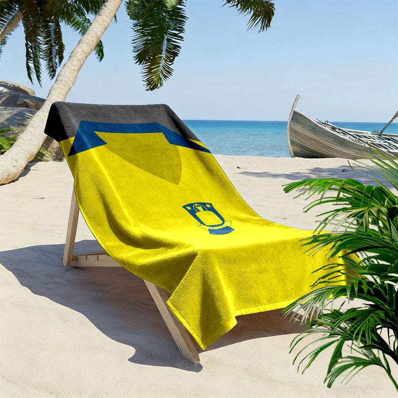 Brøndby IF LOGO Print Beach Towel, Large Soft Quick Dry Towel for Beach Camping Swimming