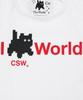 Kaesseibeudeowoldeu Heim Csw World Футболка с коротким рукавом реглан