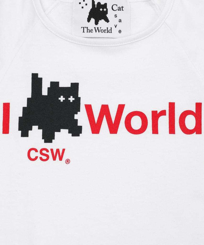 Kaesseibeudeowoldeu Heim Csw World Футболка с коротким рукавом реглан