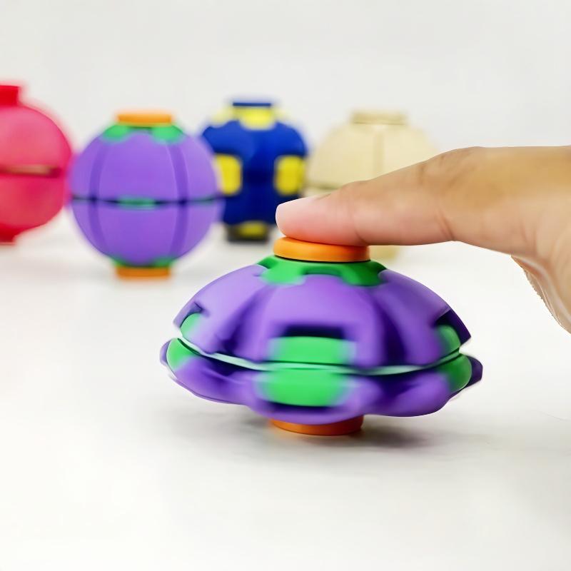 Двухголовая Пресс-и Крутящаяся Мялка-Антистресс, 3D-печатная Игрушка, Гаджет для Снятия Стресса, Спиннер, Портативный Лекарь Тревожности