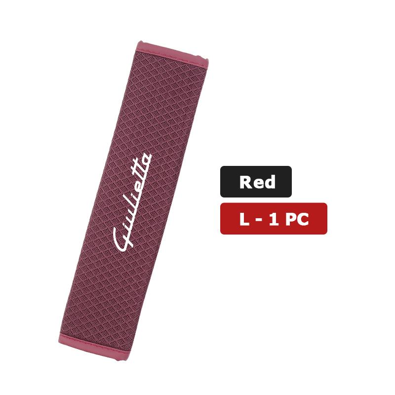 For Alfa Romeo 1/2PCS Car Seat Belt Cover Adjustable Ice Silk Safety Protection Shoulder Pad 159 Giulietta 156 147 Giulia Mito