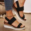 New Arrival Platform Wedge Sandals for Women 2024 Summer New Fashion Trend Braided Espadrille Women's Sandals Sandalias Mujer