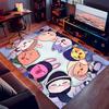 1pc Kpop Print Area Rug - Soft, Washable Non-Slip Indoor Mat for Office Chairs, Living Room, Home Office Decorative Rug