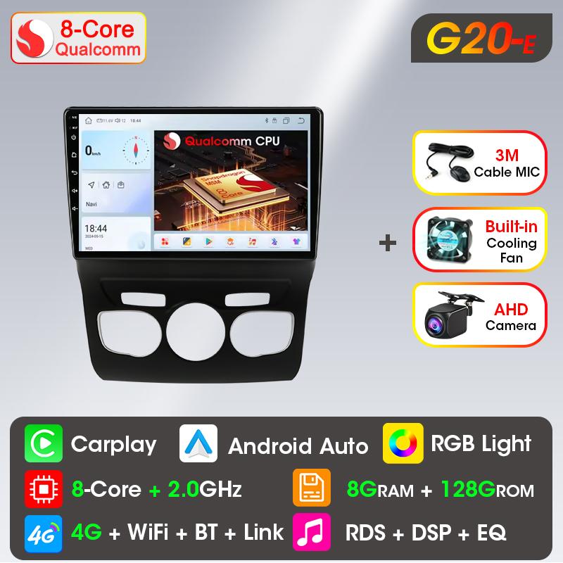 Autoradio Android pour citroën C4 C4L DS4 2013 2014 2015 2016, système Intelligent Carplay, lecteur multimédia, Navigation GPS