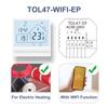 Wi-Fi термостат Beok Tuya для газового котла, теплого пола, цифровой регулятор температуры, работает с Alexa, Google Home