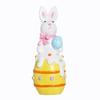 Cute Bunny Easter Rabbit  Figurines Nordic Style Sweater Rabbit Ornament Easter Eggs Ornament  Home