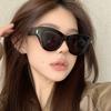 Женские солнцезащитные очки в оправе «кошачий глаз» с индивидуальным дизайном бренда, модные солнцезащитные очки для защиты от солнца на открытом воздухе для женщин UV400