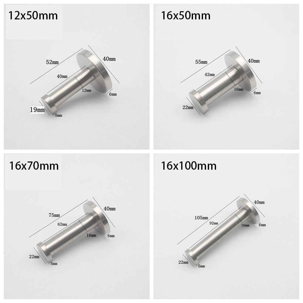 1Pcs Stainless Steel Single Clothes Hook with Screws Wall Punching Hook New Hat Towel Rack