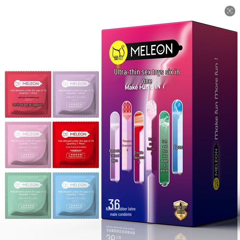 Презервативы Secret Love Delay King с ребристой текстурой – Долгоиграющие, с крупными частицами, текстура кошачьего языка