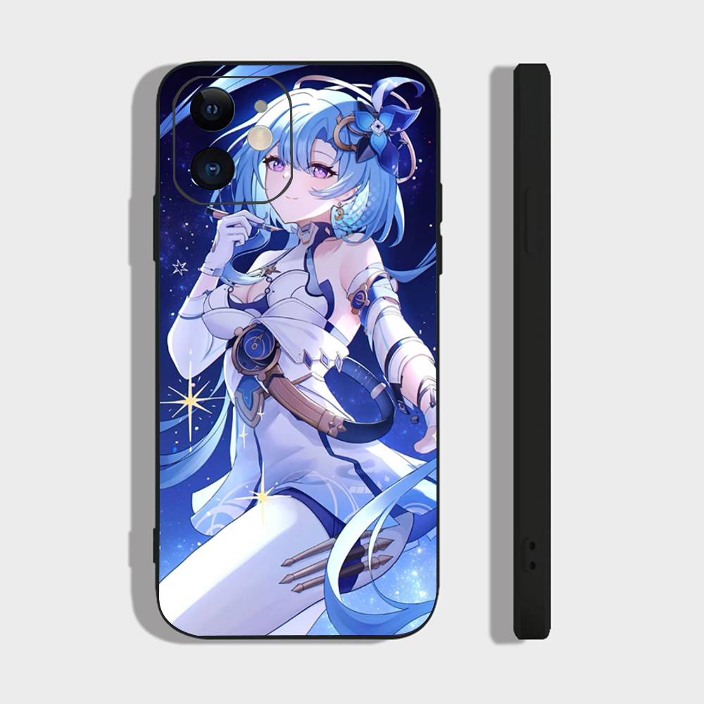 Анимированный Чехол для Телефона Griseo Game H-Honkai Impact 3rd Для IPhone 17 Air 16 15 14 13 Pro Max 11 12 Черный Силиконовый Чехол