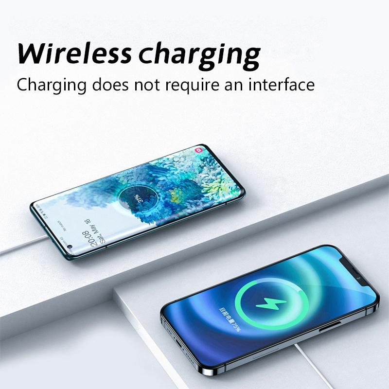 Магнитная беспроводная зарядная панель Usb + Type C для Magsafe iPhone 16 15 14 13 12 Pro Max Прозрачная док-станция для быстрой зарядки