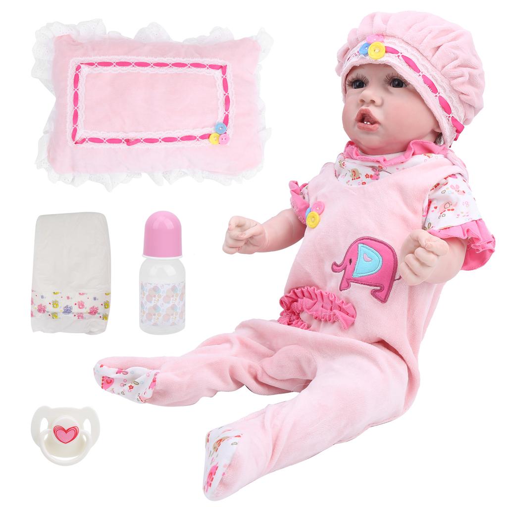 55cm Baby Girl Doll Soft Adorable Full Body Baby Dolls Waterproof Reborn Doll Child Toy