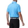 FootJoy Men's Blue Sky Tweed Pattern Print Short Sleeve Shirt, Size Small, FJ-S24-S19, 81766-S