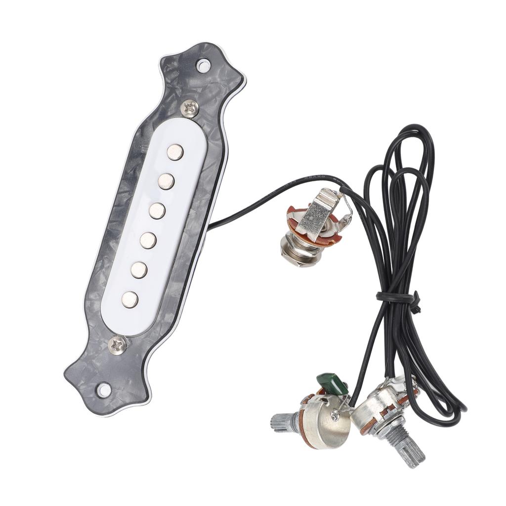 6-струнный сингловый звукосниматель, предварительно подключенный, замена звукоснимателя для электрогитары, с громкостью и тоном