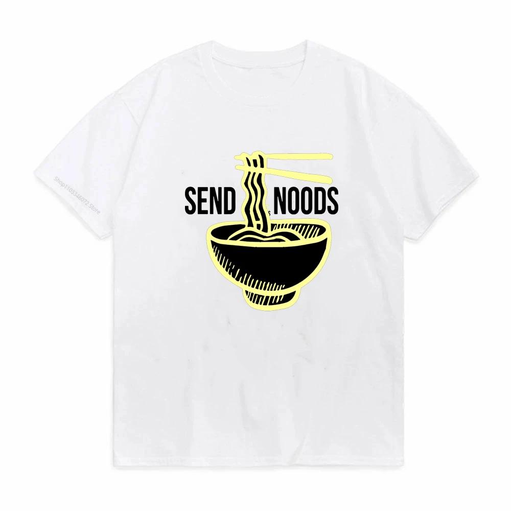 Send Noods Tshirt Funny Raunisex Noodle Shirt For Unisex Vintage High Quality Shirt Unisexs Oversized Top