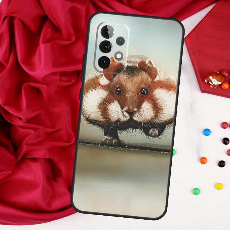 Милый Милый Питомец Хомяк Чехол Для Samsung Galaxy A54 A34 A14 A13 A23 A33 A53 A73 A12 A22 A32 A52 A51 A71 Чехол