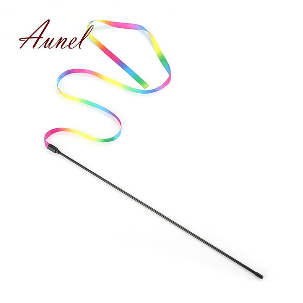 Kitty Funny Dazzle Color Strip Tease Rod Интерактивные игрушки Товары для домашних животных