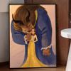 Disney Набор для алмазной мозаики «Красавица и Чудовище», 5D DIY, для домашнего декора и любителей рукоделия, идеальный подарок, красиво оформленный, Чудовище и Белль