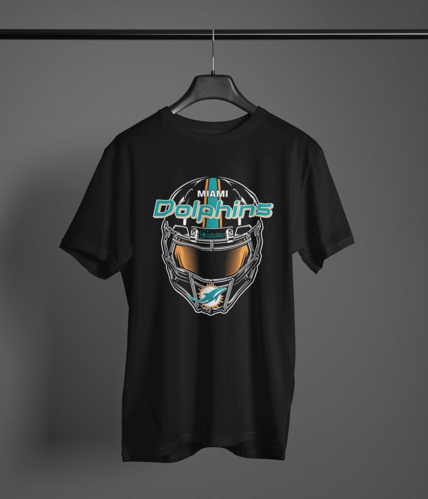 Графическая футболка с фан-артом Miami Dolphins • 100% хлопок Унисекс Футболка НФЛ