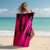 Beach Towel with Thriller Manga Junji Ito Tomie1 Pattern - soft,absorbent,machine washable Lightweight&Modern,swimming,Travel Essentials