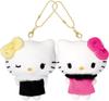 [Трещины] Sanrio Hello Kitty Nico Плюшевый брелок, Коричневый, Китти и Мимми C, Gal Kitty 131989
