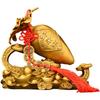 Good Luck Head Ornament Pure Copper Ruyi Money Yuanbao Auspicious Big Carrot Home Office Housewarming Gift