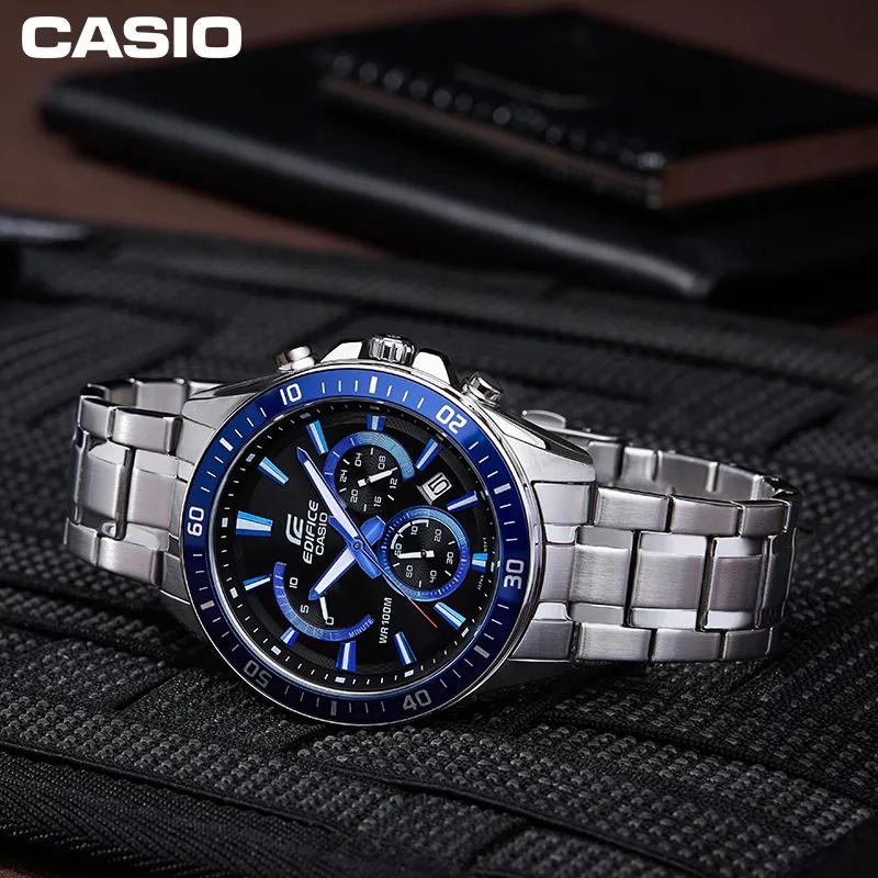 CASIO Men EDIFICE Blue Watch (Unisex) Japanese Korean Watches EFR 552D 1A2VUPRD