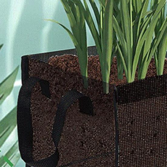 Сетчатая корзина для прудовых растений, мешок для выращивания водных растений, многоразовые большие горшки-плантаторы с ручками для выращивания кувшинок, лотосов, водных растений