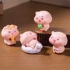 5Pcs Ornament Pig Mini Portable Size Pig Landscape Office Desk Bookshelf